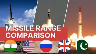 Ballistic Missile Range Comparison of Nuclear Power Countries | English