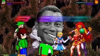 MUGEN Request: Team MH Daniel Vs Team Carol Stanzack (4v4 Simul)