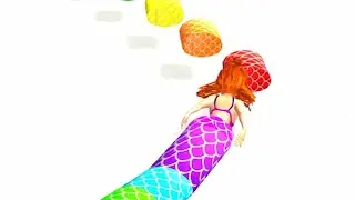 Mermaid Rush - All Levels Gameplay (Android IOS)