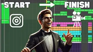 How to Compose a Cinematic Orchestral Film Score Logic Pro X | Live Electronic Music Tutorial 