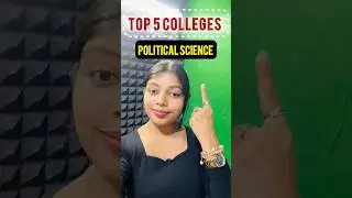 Top colleges Political Science 