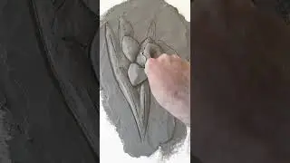cement flower wall art
