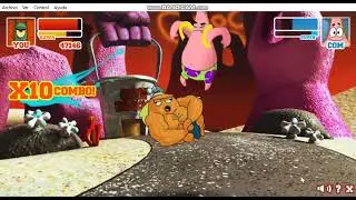 Super Brawl 2 Survival Plankton Pt2 Nick com.