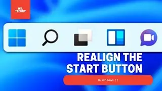 How to Move Start Menu to Left Side - Windows 11 Tutorials