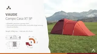 Instruction Manual VAUDE Campo Casa XT 5P | VAUDE