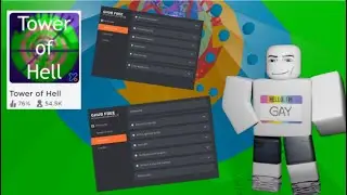 Roblox OP Tower Of Hell Script (pastebin) Hack GUI God Mode Autofarm Admin Commands