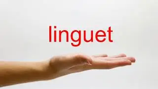 How to Pronounce linguet - American English