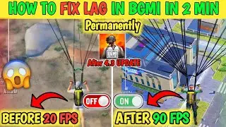 🛑 How To Fix Lag In Bgmi 🔥How to Fix Lag After 4.3 Update | Fix Lag In Low End Device | Bgmi Lag Fix
