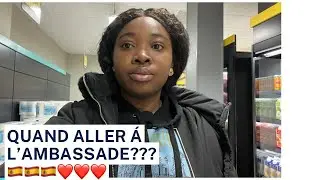 Quand peut-on aller á l’ambassade???🇪🇸🇪🇸🇪🇸❤️❤️❤️