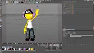 Cinema 4D Tutorial - Character Animation Wave