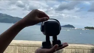 EMO Robot Taking a Photo of the Ocean📷