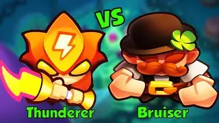 Rush Royale Best Deck Gameplay PvP F2P Bruiser vs Thunderer