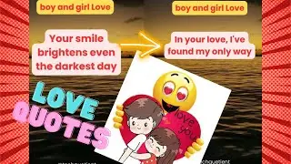 20 best boy and girl love ❤ quotes 2023 |#lovequotes #love #video #girl #lovestatus #youtubechannel