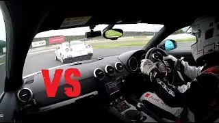 TT RS vs GTR R35. Fuji Speedway 2 lap battle.