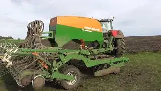 Massey Ferguson 8690+ semanatoare Amazone Cirrus 6003-2 la semanat orz 🌾