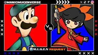 MUGEN Request | Super Better Luigi vs Ashley + Download Chars