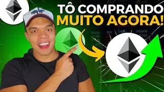 Minha maior aposta agora em cripto! 🤑 COMPRANDO MUITO ETHEREUM (ETH)