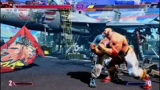 Sf6 Rashid vs Zangief perfect game casual match