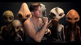 ASMR - Learning about Aliens - Whispering - Hair brushing