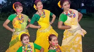 Fagunero Mohonaye 2.0 | Antara Nandy|Ankita Nandy| RAMPS DANCE GROUP | New Bengali Folk Song 2024