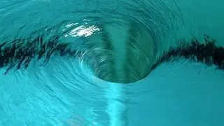 The secret of the direction of rotation of the whirlpool