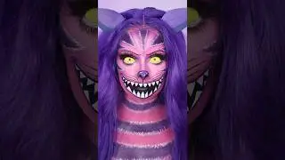 Twisted Wonderland 💜 CHESHIRE CAT #makeup #disney