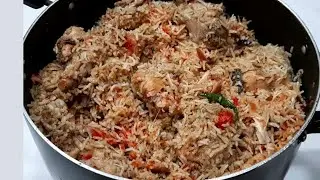 হায়দ্রাবাদি চিকেন দম বিরিয়ানি রেসিপি  Hyderabadi Chicken Dum Biriyani