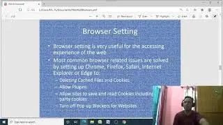 Web browsers and other related issues