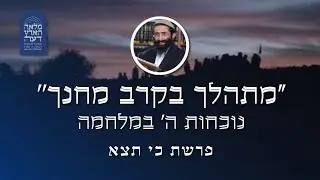פרשת כי תצא • הרב ראובן ששון • 'מתהלך בקרב מחנך' - נוכחות ה' במלחמה