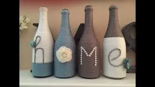 Idei pentru sticle decorative