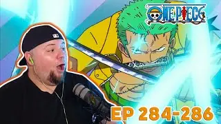 Kaku vs Zoro! ONE PIECE REACTION + REVIEW - Episode 284, 285, & 286