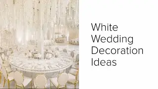 White Wedding Decor Ideas #shorts #fairytale #weddings #whitewedding #decoration #modern