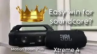 JBL Xtreme 4 vs Soundcore Motion Boom Plus | Sound Test 😋 | Which one is the best speaker? 👑
