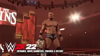 WWE 2K22 : Randy Orton '08 (retro) - OFFICIAL | Entrances, Move, Signatures, Finishers & Victory