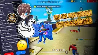 SmartGaGa 7.6 Free Fire OB35 Headshot Setting ⚙️ HUD + Sensivity + DPI Low End Pc Player 🎯 2GB RAM