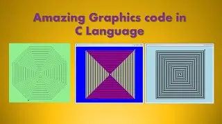 C code for Graphics programs colors in C programming Draw Circle Rectangle line and many more