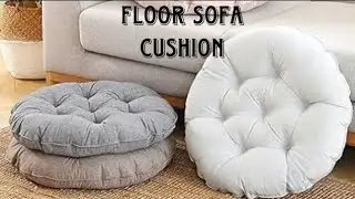 DIY floor sofa cushion / old cloth reuse idea