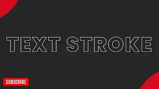 How to Add Text Stroke in HTML Using CSS Only | Adding Border to Text in HTML Using CSS Only
