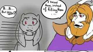 Asgore Burns Toriel! Undertale Comic Dub! 