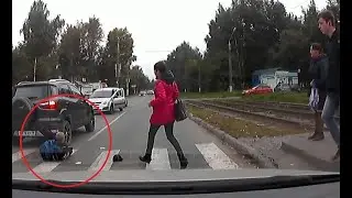 Сбила пешехода! Аварии с пешеходами/Подборка ДТП 2020