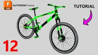 HARDTAIL Mountain Bike Project in Autodesk Fusion - Part 12