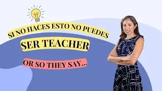 ¿Puedo (o debo) ser maestro de inglés? #teacher #education