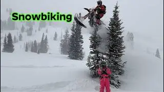 Trying Snowbiking for the First Time!
