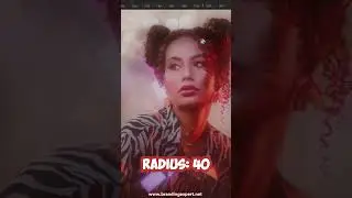 Foggy glass effect in Photoshop