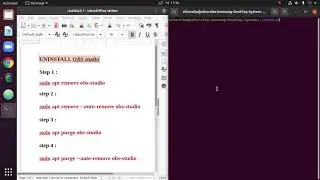 uninstall OBS studio in Ubuntu | 2sourcefort