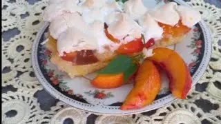 MERENGE PITA SA BRESKVAMA/MERENG  PIE WITH PEACHES