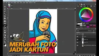 Merubah Foto Jadi Kartun Sederhana Menggunakan GIMP