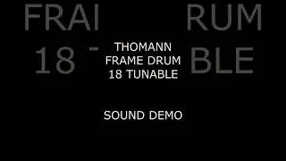 THOMANN FRAME DRUM TUNABLE sound demo 2 #music  #drums #thomann #percussion #framedrum #bendir