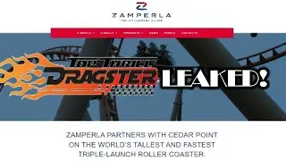 Top Thrill Dragster LEAKED!! Zamperla & Stats CONFIRMED!