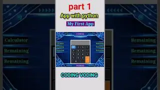 mobile application with  python | python tkinter app